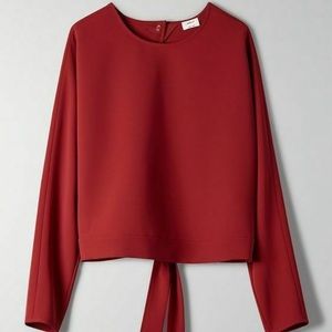 NWOT Aritzia Wilfred Laon long sleeve top